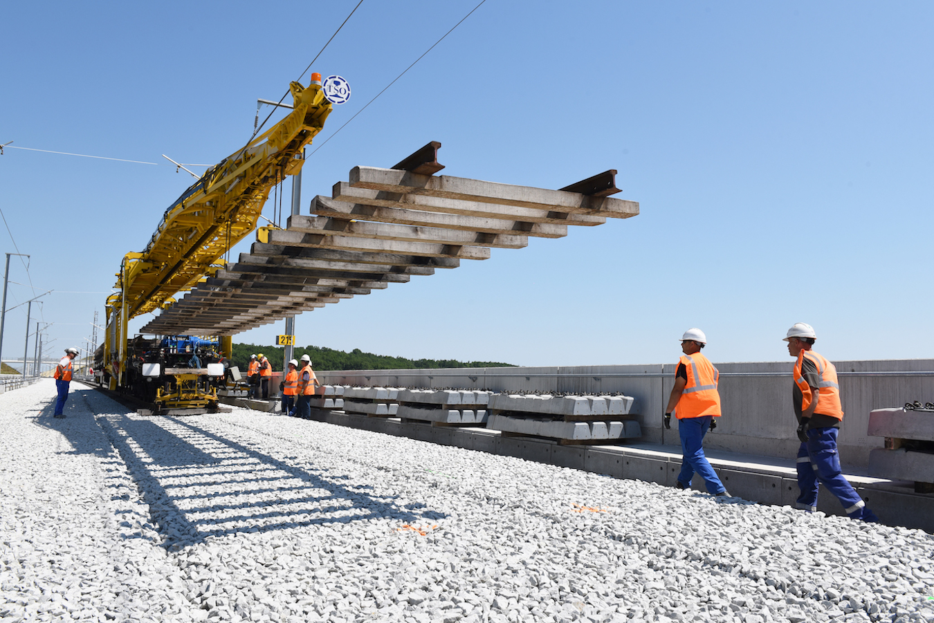 High Speed LIne Track Construction - Picture of SEA